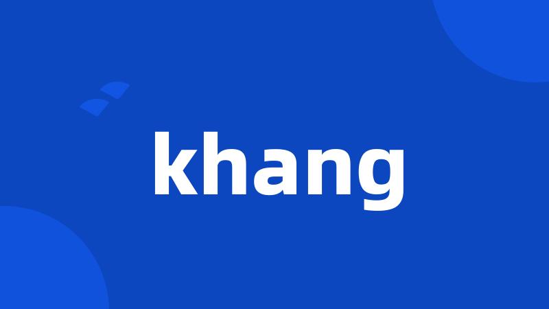 khang