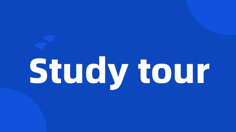 Study tour