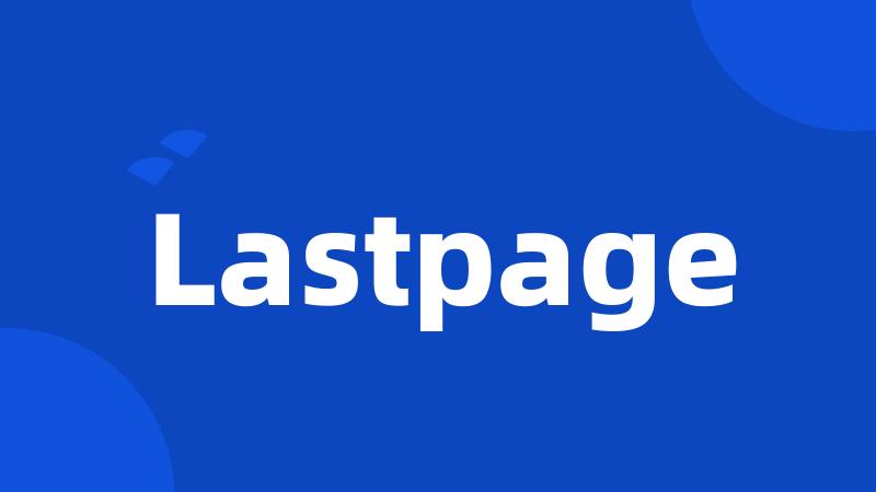 Lastpage