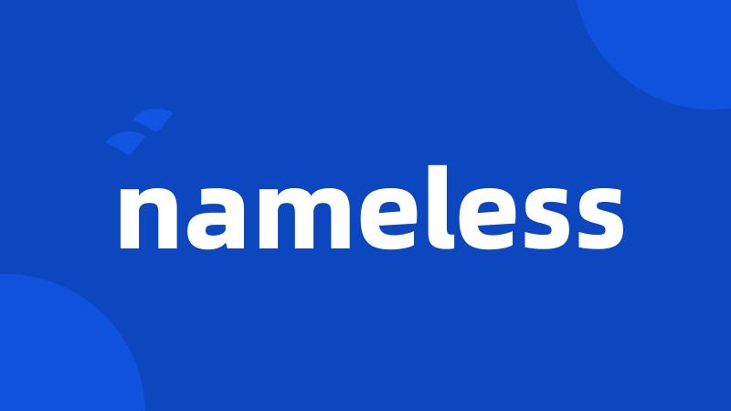 nameless