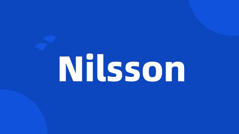 Nilsson