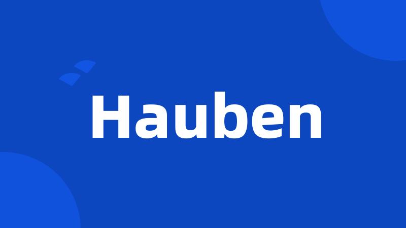 Hauben