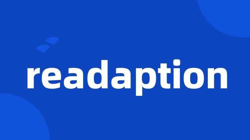 readaption