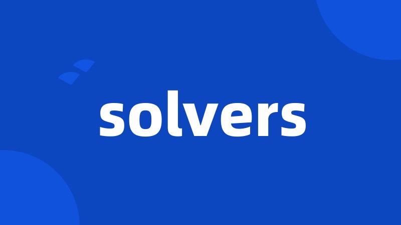 solvers