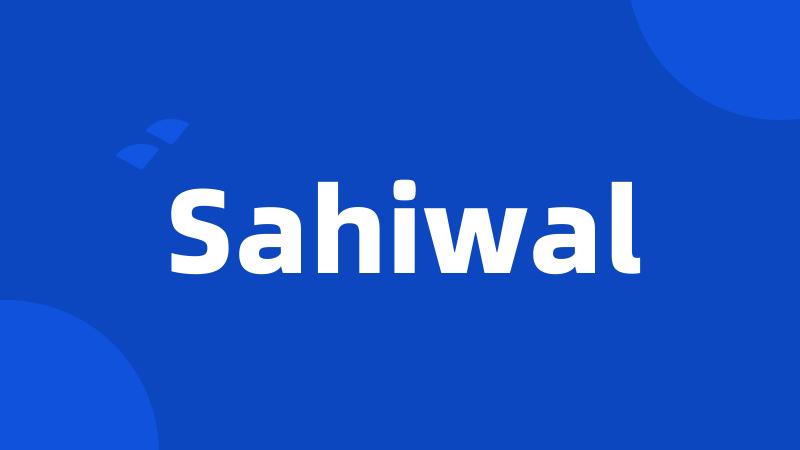 Sahiwal