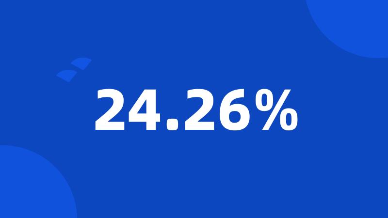 24.26%