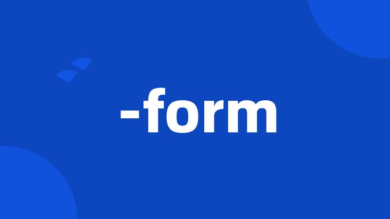 -form