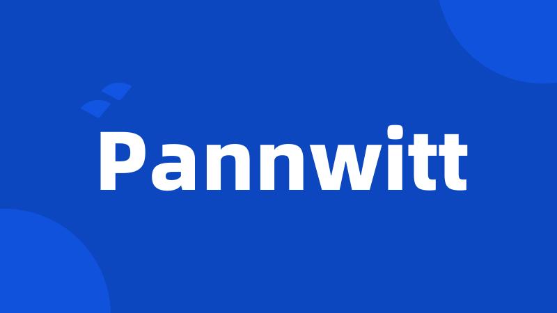 Pannwitt