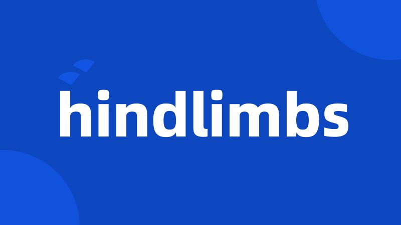 hindlimbs