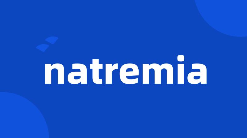 natremia