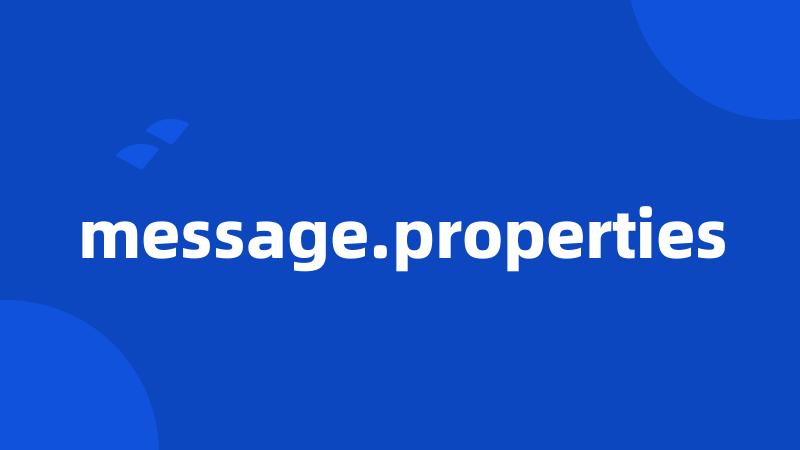 message.properties