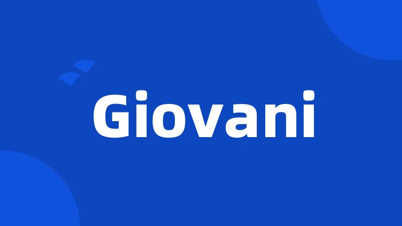 Giovani