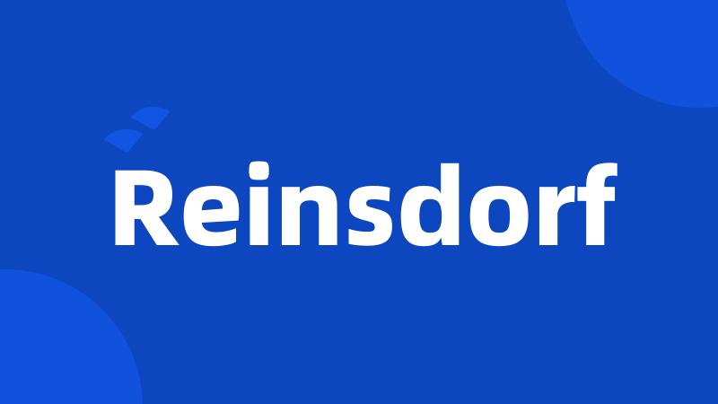 Reinsdorf