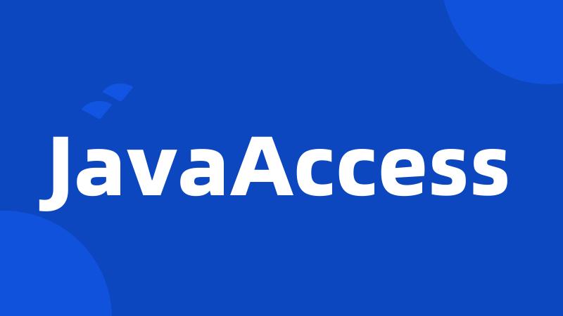 JavaAccess