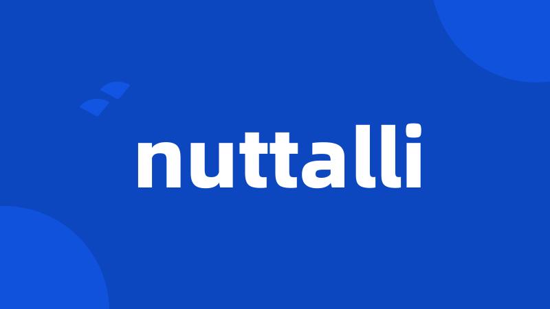 nuttalli