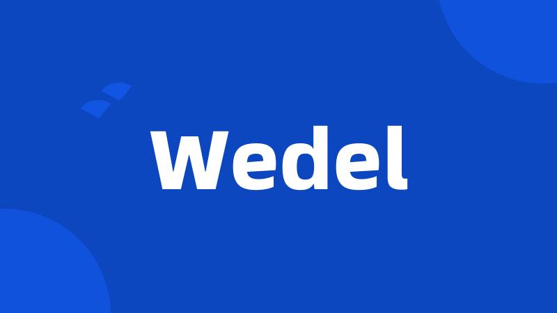 Wedel