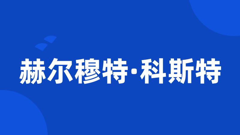 赫尔穆特·科斯特