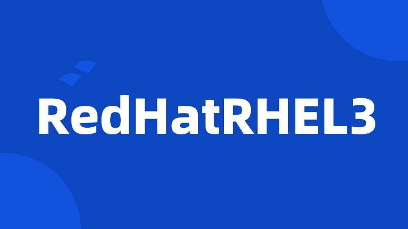 RedHatRHEL3