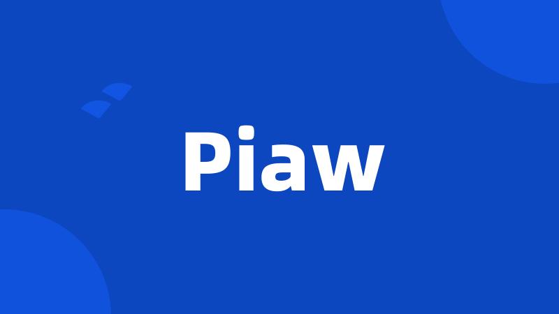 Piaw