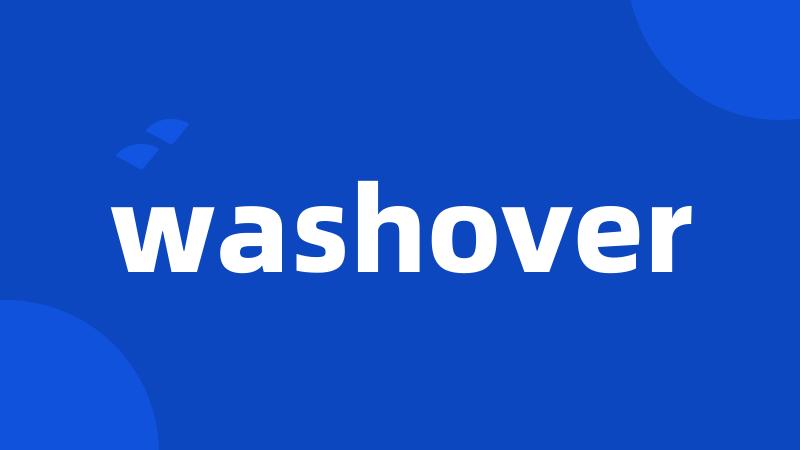 washover