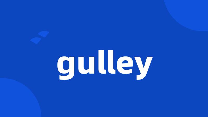 gulley