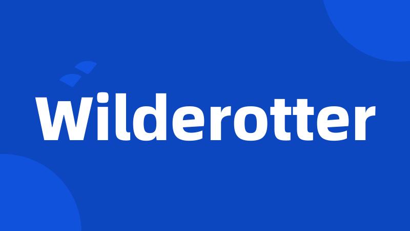 Wilderotter