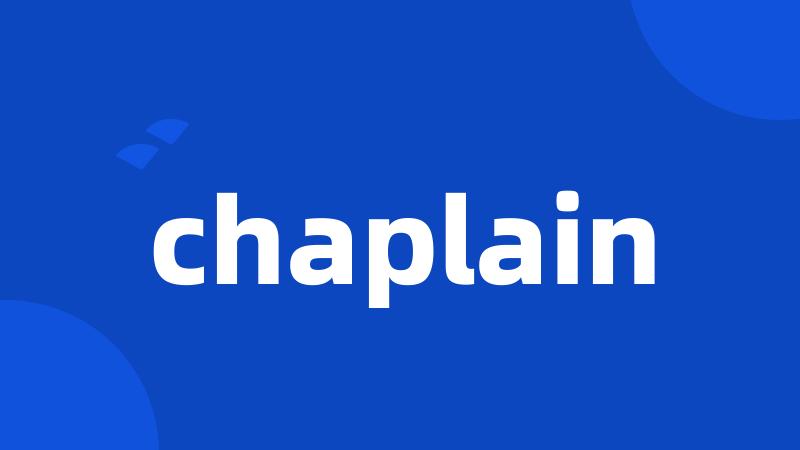 chaplain