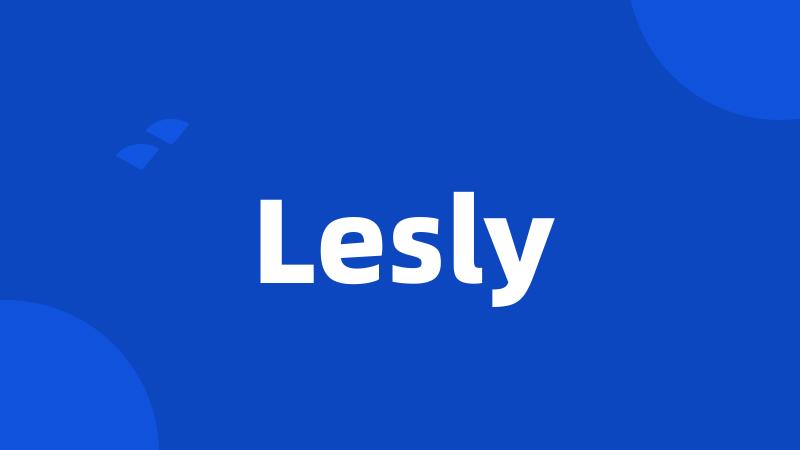 Lesly