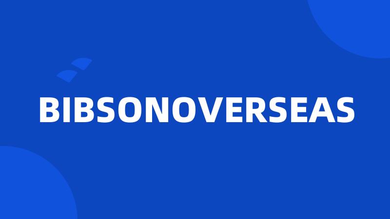 BIBSONOVERSEAS