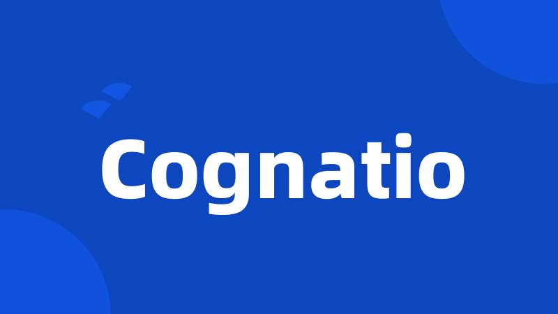 Cognatio