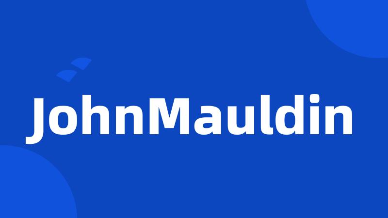 JohnMauldin