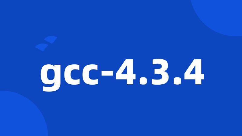 gcc-4.3.4