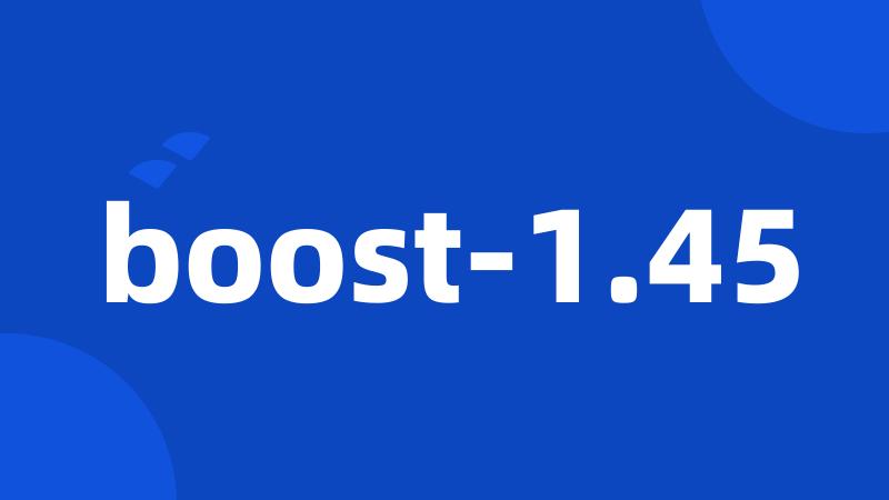 boost-1.45