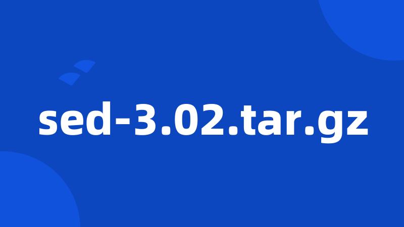 sed-3.02.tar.gz