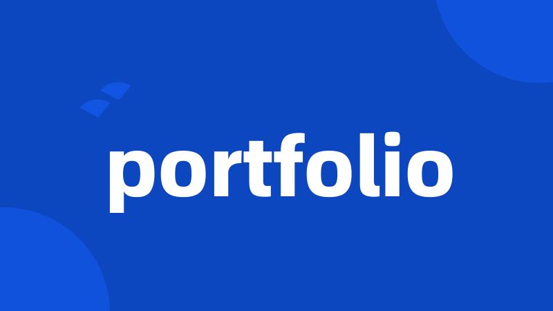 portfolio