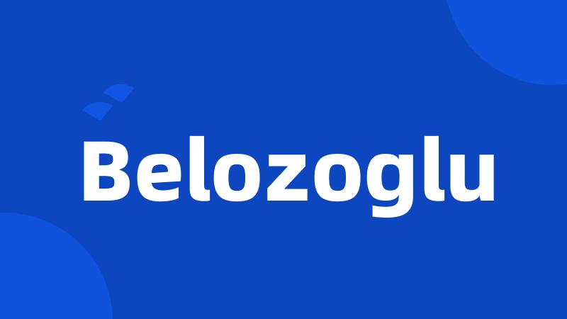 Belozoglu