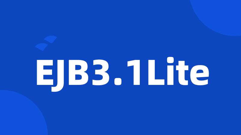 EJB3.1Lite