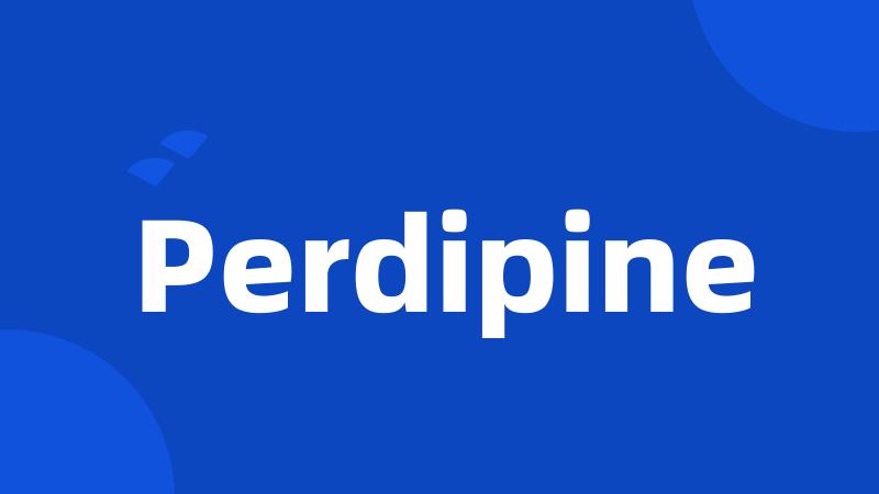 Perdipine