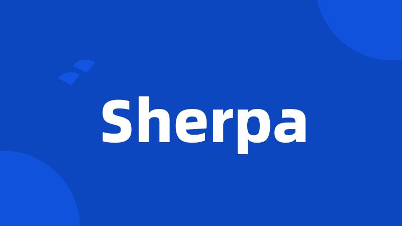 Sherpa