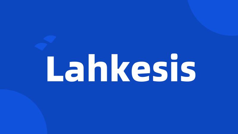 Lahkesis