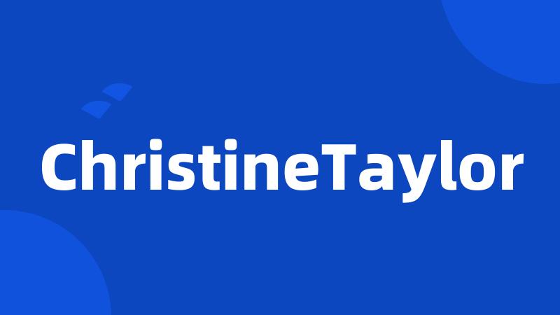 ChristineTaylor