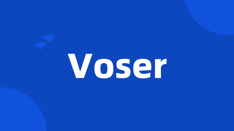 Voser