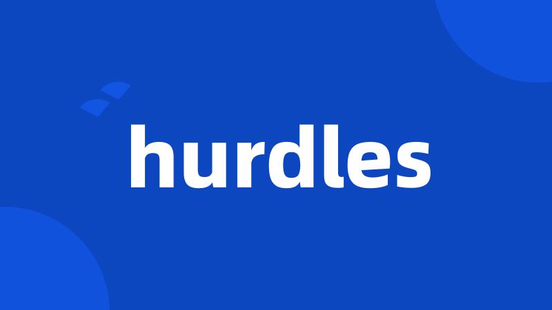 hurdles