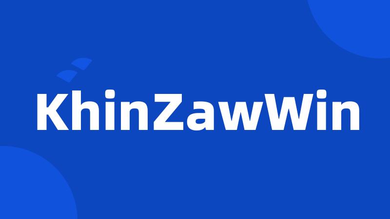 KhinZawWin