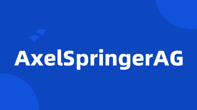 AxelSpringerAG