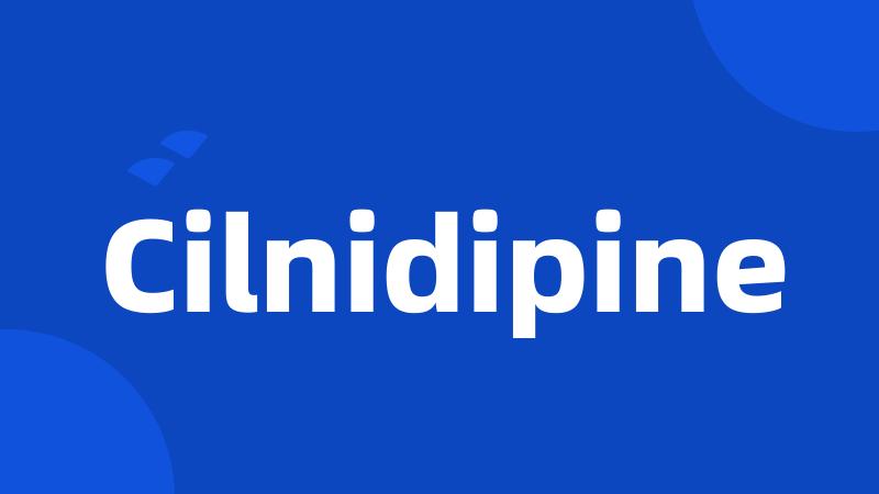 Cilnidipine