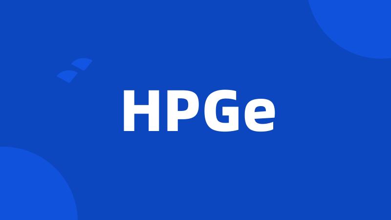 HPGe