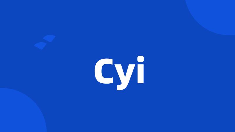 Cyi