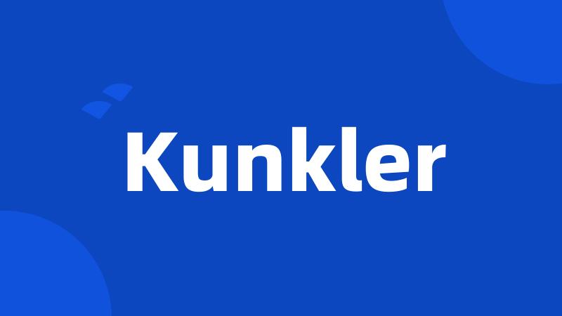 Kunkler