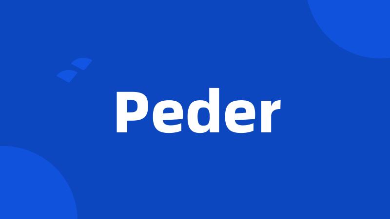 Peder